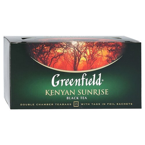 фото Чай черный Greenfield Kenyan Sunrise в пакетиках, 25 шт.