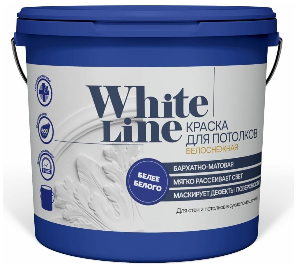 Краска для потолков White Line 4690417092314