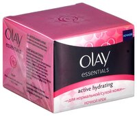 Olay Active Hydrating Ночной увлажняющий крем для лица для нормальной и сухой кожи 50 мл