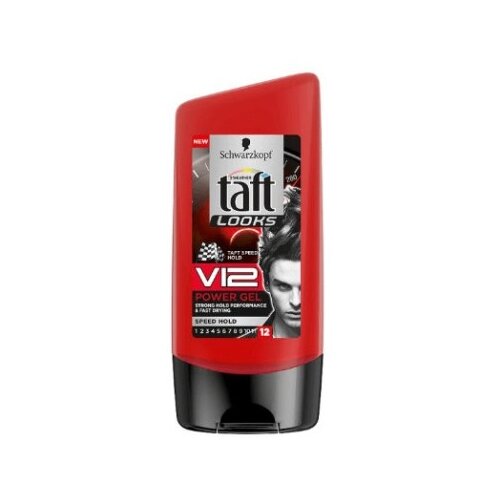 Taft Looks гель для укладки V12 Power Gel Speed Hold, экстрасильная фиксация, 150 мл