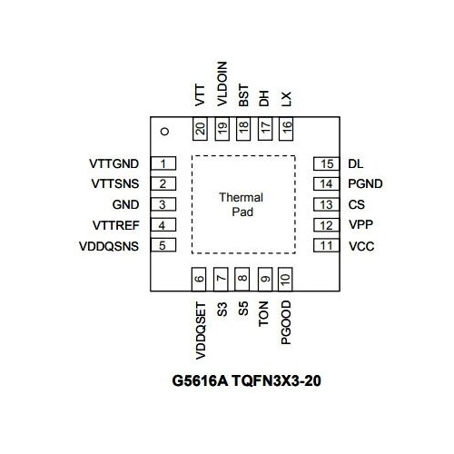 Микросхема G5616ARZ1U