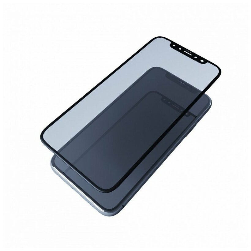 Противоударное стекло 2D для Tecno Pova Neo 3 4G (полное покрытие / полный клей) черный