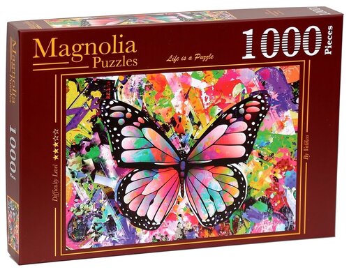 Пазл Magnolia 1000 деталей: Красочная бабочка