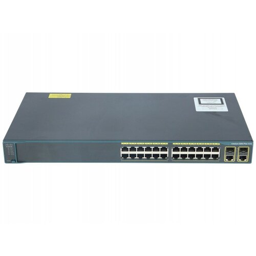 Коммутатор Cisco WS-C2960R+24TC-S коммутатор cisco cgs 2520 24tc