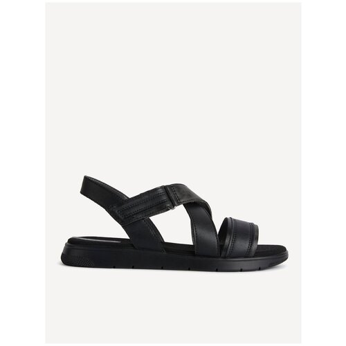 фото Туфли летние открытые geox для женщин d dandra цвет серо-белый, размер 36