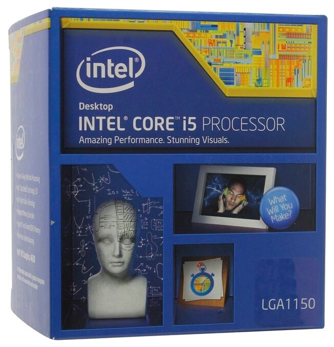 Процессор Intel Core i5-4590 Haswell LGA1150, 4 x 3300 МГц, OEM