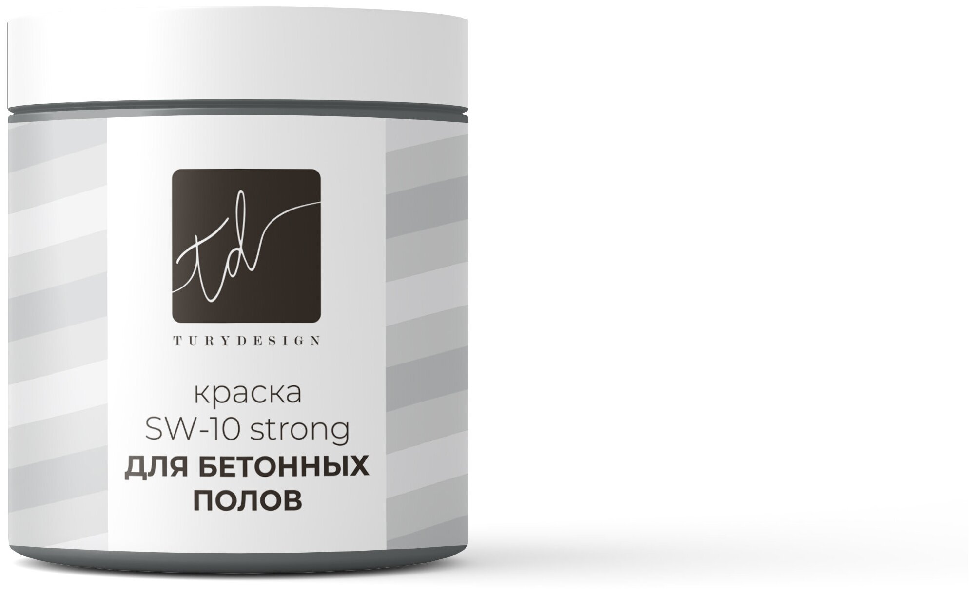 фото Краска для пола высокопрочная Turydesign цвет: Белый, 500 мл