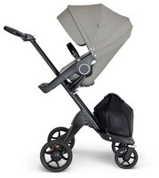 Прогулочная коляска Stokke Xplory V6 brushed grey/black/black черный