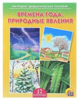 Набор карточек Рыжий кот Времена года. Природные явления 16.5x21.5 см 12 шт.