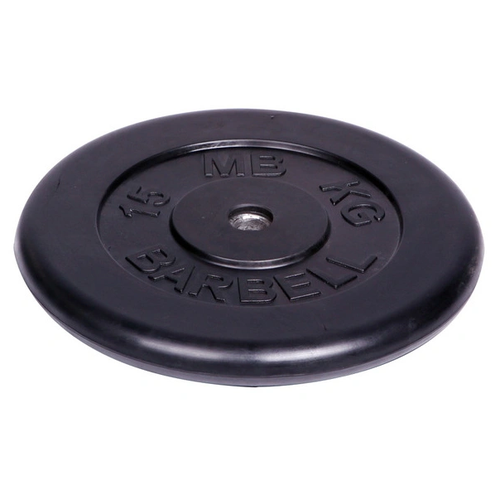 Диск для штанги Barbell d 26 мм 15,0 кг black