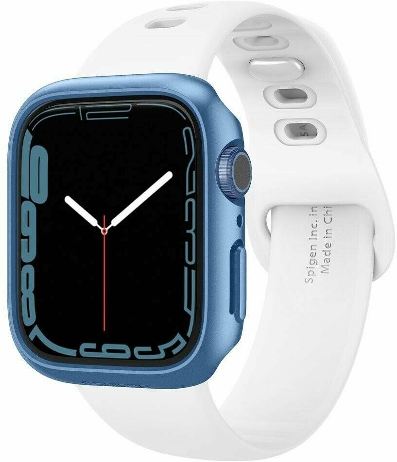 Чехол для корпуса Spigen Thin Fit для Apple Watch 7 45 ACS04176 синий