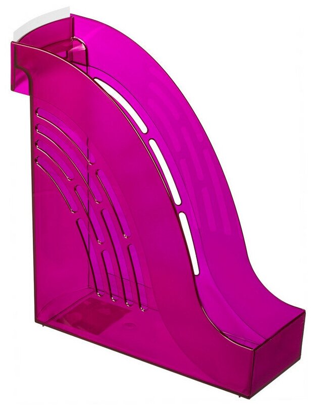 Вертикальный накопитель Attache Яркий Офис пластиковый розовый ширина 95 мм 644887