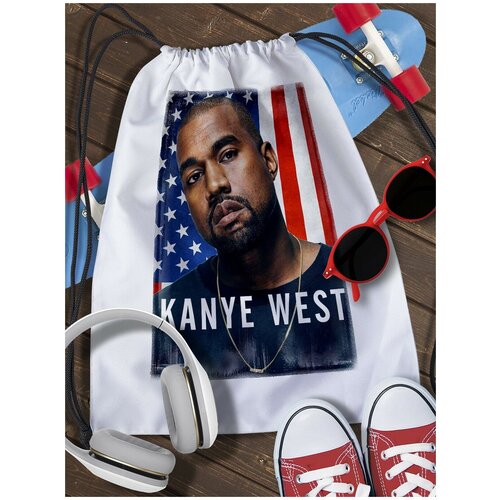 Мешок для сменной обуви Канье Уэст - 9941 футболка dreamshirts yeezus канье уэст женская черная m