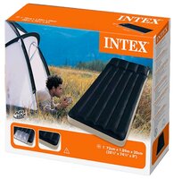 Надувной матрас Intex Camping Mats (68798) тёмно-синий/бежевый