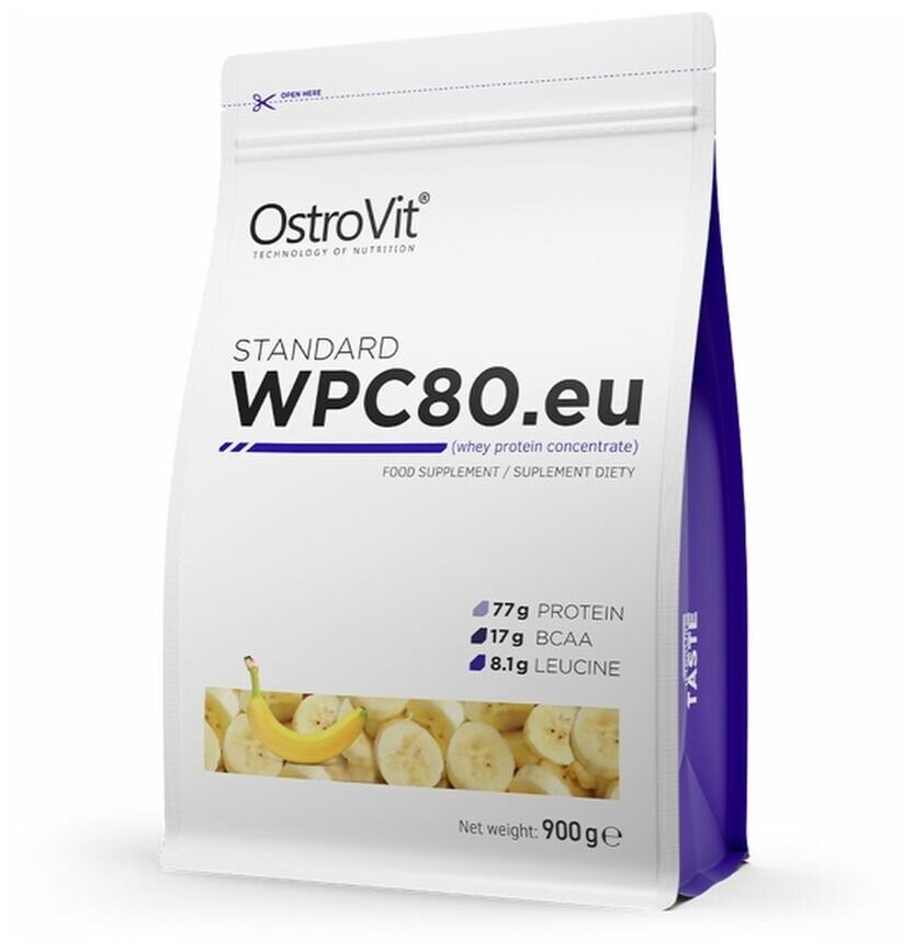 OstroVit Standart WPC80eu 900 г.Банановый пирог