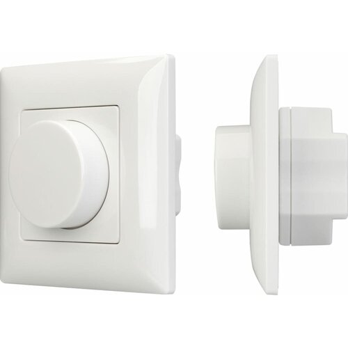 Панель SMART-P15-DIM-IN White (230V, 1A, TRIAC, Rotary, 2.4G) (Arlight, IP20 Пластик, 5 лет)