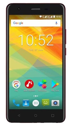 Смартфон Prestigio Muze H3, 2 micro SIM, Wine