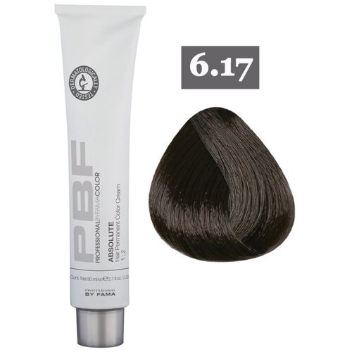 Professional by Fama Color Absolute крем-краска для волос на основе масел, 6.17 Dark cashmere blonde , 80 мл