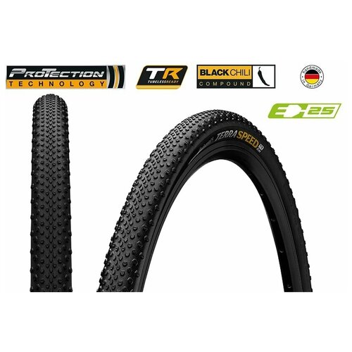 CONTINENTAL Велопокрышка CONTINENTAL 27.5x1.50 Terra Speed ProTection foldable 3/180Tpi 410гр. покрышка continental mountain king ii 26x2 3 protection