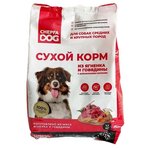 Сухой корм с ягненком, говядиной и морковью для собак средних и крупных пород Chepfa DOG 1,1кг - изображение