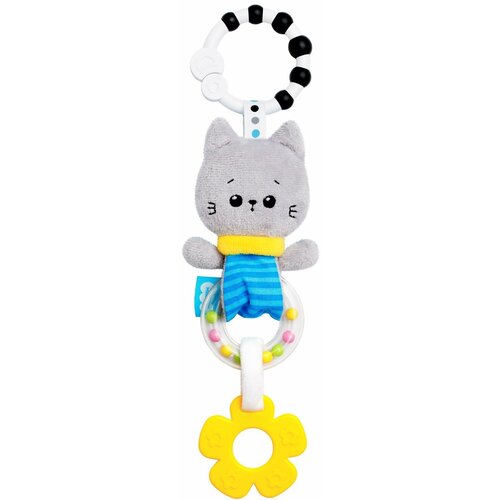 подвесные игрушки мякиши погремушка котёнок кекс Игрушка-подвеска погремушка Котёнок Кекс