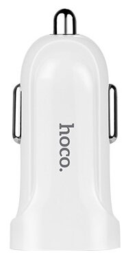 Зарядное устройство автомобильное Hoco Z2 USB 1.5A белый (39020)