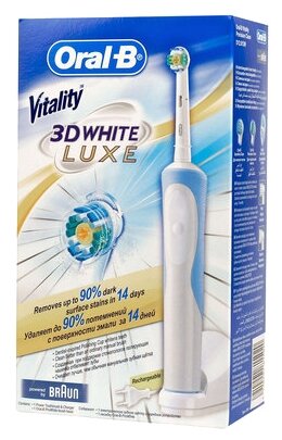 Электрическая зубная щетка Oral-B Vitality 3D White Luxe фото 2
