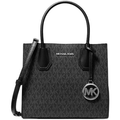 фото Сумка кросс-боди michael kors, фактура зернистая, черный