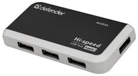 USB-концентратор Defender Quadro Infix (83504) разъемов: 4 черный