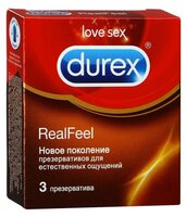 Презервативы Durex RealFeel 3 шт.