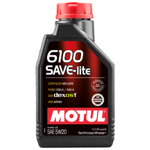 фото Моторное масло motul 6100 save-lite 5w20 1 л