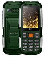 Телефон BQ 2430 Tank Power зеленый