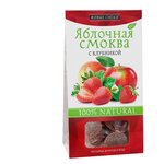 Смоква Живые снеки яблочная с клубникой 60 г - изображение