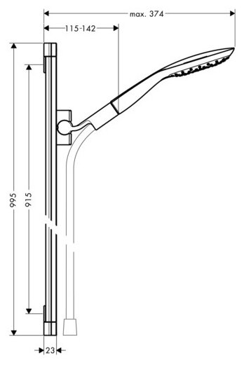 Гарнитур душевой Hansgrohe - фото №2