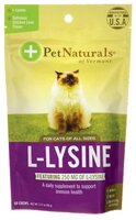 Добавка в корм Pet Naturals of Vermont L-лизин для кошек 90 г 60 шт.