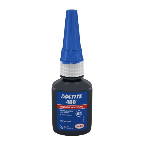 LOCTITE 480 20G (1924302) Клей моментальный, упрочнённый, термо/вибростойкий, черный (Loctite)