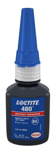 Loctite 435 Клей повышенной прочности химо- водостойкий прозрачный. 20 г