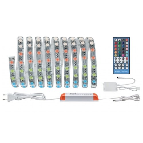 Лента светодиодная Paulmann MaxLED RGBW 3м 36Вт 1160лм 3000К 230/24В Разноцветная Покрытие ДУ 70628