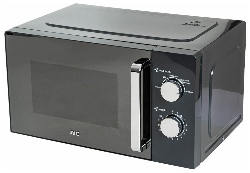 Микроволновая печь JVC 20 л с таймером на 35 минут, 5 уровней мощности, авторазмораживание, 700 Вт - фотография № 7