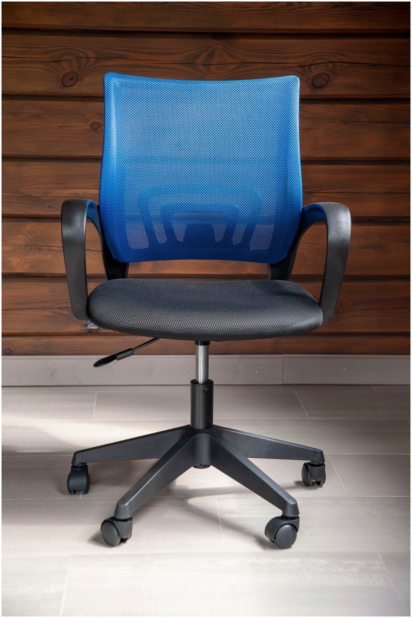 Компьютерное кресло Hesby Chair 2, текстиль, сетка,черный синий