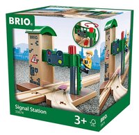 Brio Сигнальная станция со стрелкой и светофором 33674