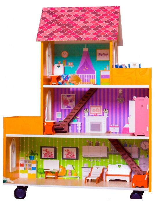 SunnyToy кукольный домик Оранжевое настроение