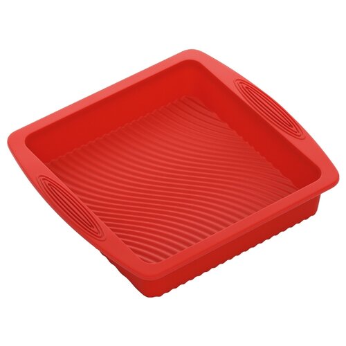 фото Форма для выпечки силиконовая nadoba míla 762013 (26х24х5 см) красный