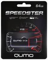 Флешка Qumo Speedster 64Gb черный