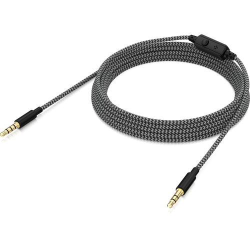 BEHRINGER BC11, комплектация: микрофон, разъем: mini jack 3.5 mm, серый/черный behringer imc251 cl сменный экранированный провод для наушников вставок с mmcx коннектором прозрачный