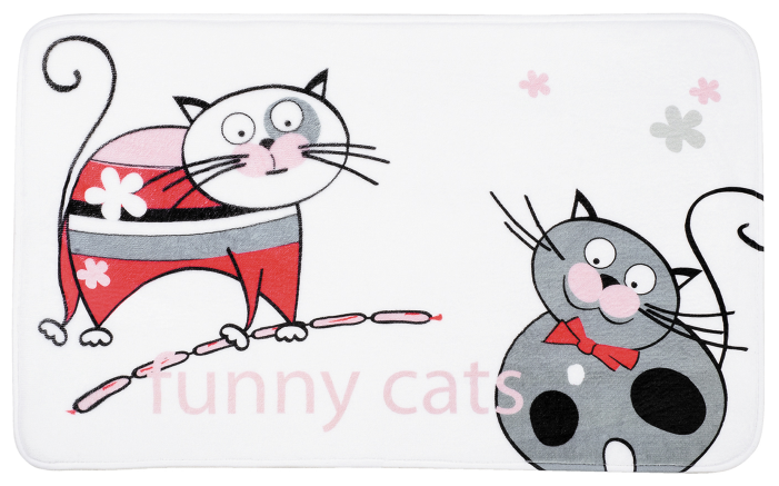Коврик Tatkraft Funny Cats, 50x80 см