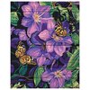 DALI Картина по номерам ''Цветы и бабочки'' 40х50 см (WB026) - изображение