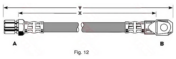 TRW PHD110 (0000004433711 / 4256246 / 4257052) шланг тормозной  trw (phd110)шланг тормозной  trw (phd110)