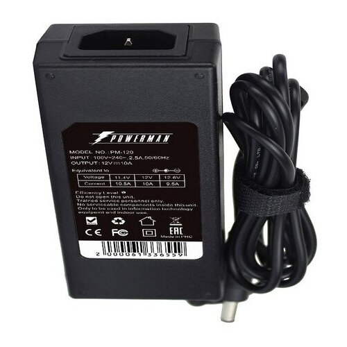 Блок питания POWERMAN PM-120 12V DC adapter for ME series 6133655 329700₽