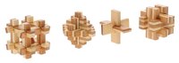 Набор головоломок Professor Puzzle Bamboozlers - Set of 4 (BZ1060) 4 шт. коричневый